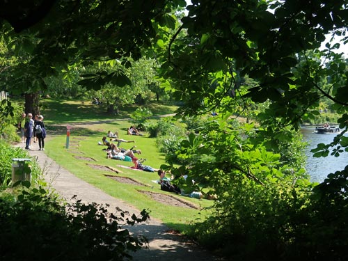 Parks and Gardens in Leiden Netherlands